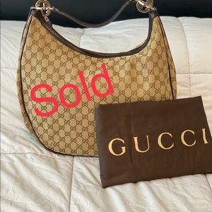 GUCCI Signature GG Twins Hobo